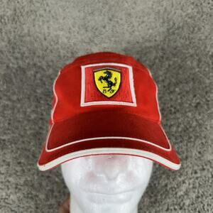 Scuderia Ferrari Hat Cap Strap Back One Size Red F1 Racing Mens Formula 1